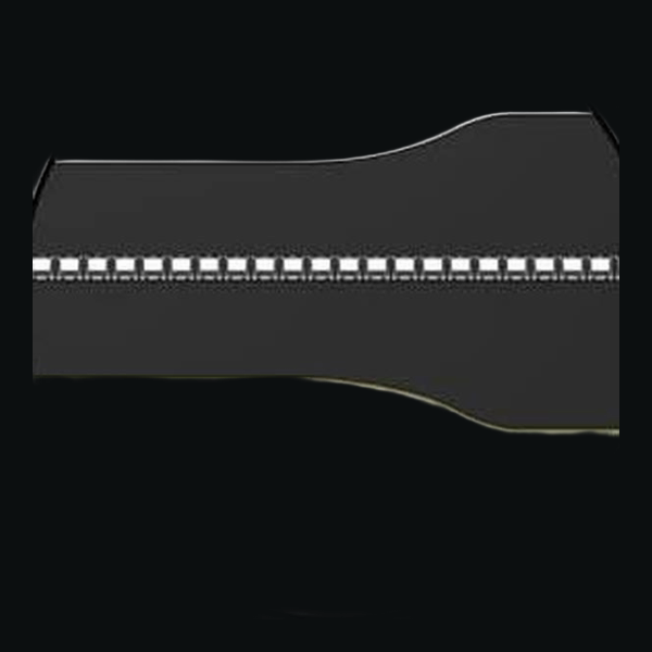 Fan face: One line of LEDs