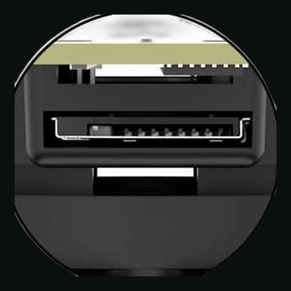 Housing: SD card slot